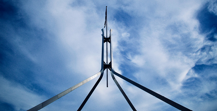 Parliament House Flagpole