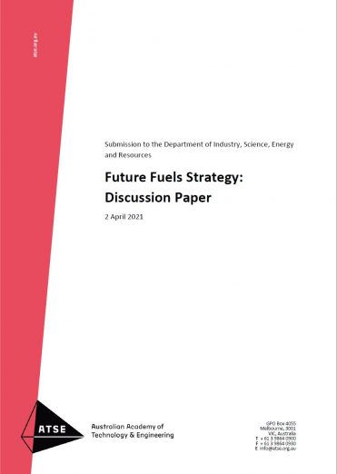 Cover page - Future Fuels Submission