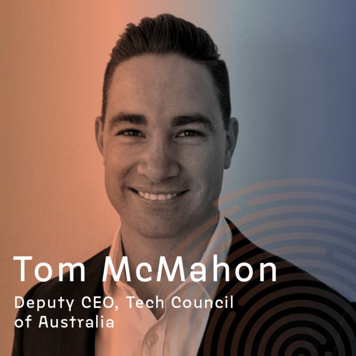 Photo of Tom McMahon, Deputy CEO, Tech Council of Australia