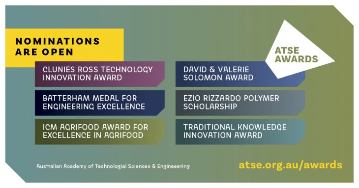 ATSE Awards 2024 categories