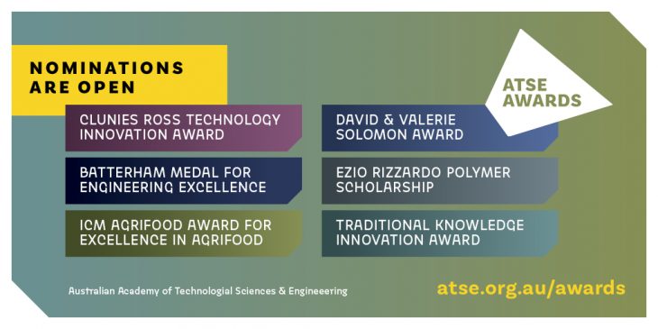 ATSE Awards 2024 categories